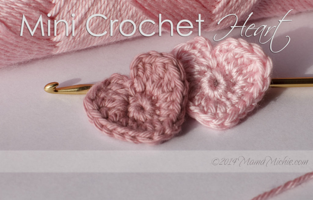Mini Crocheted Heart Tutorial